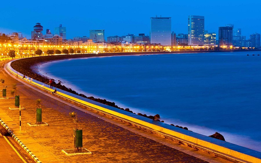 mumbai marine drive along
