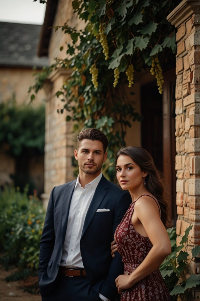 leonardo lightning xl couple posing in a heritage hotel or vin 0