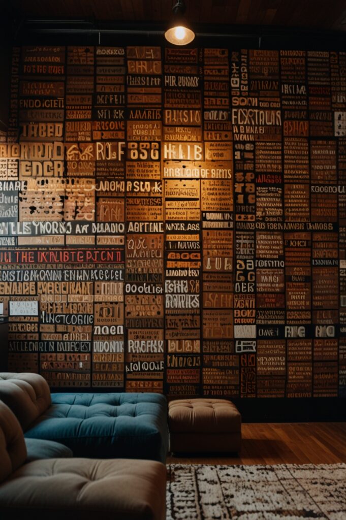 leonardo lightning xl hashtag wall at a wedding venue 3